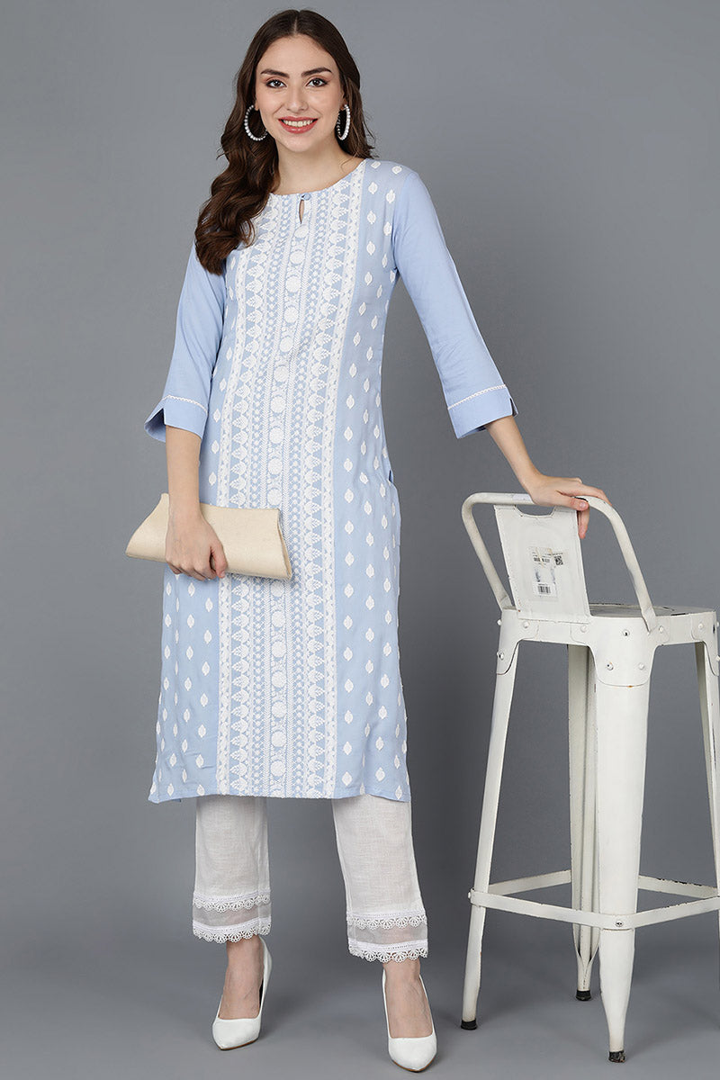 Women's Ahika Poly Silk Embroidered Dresse