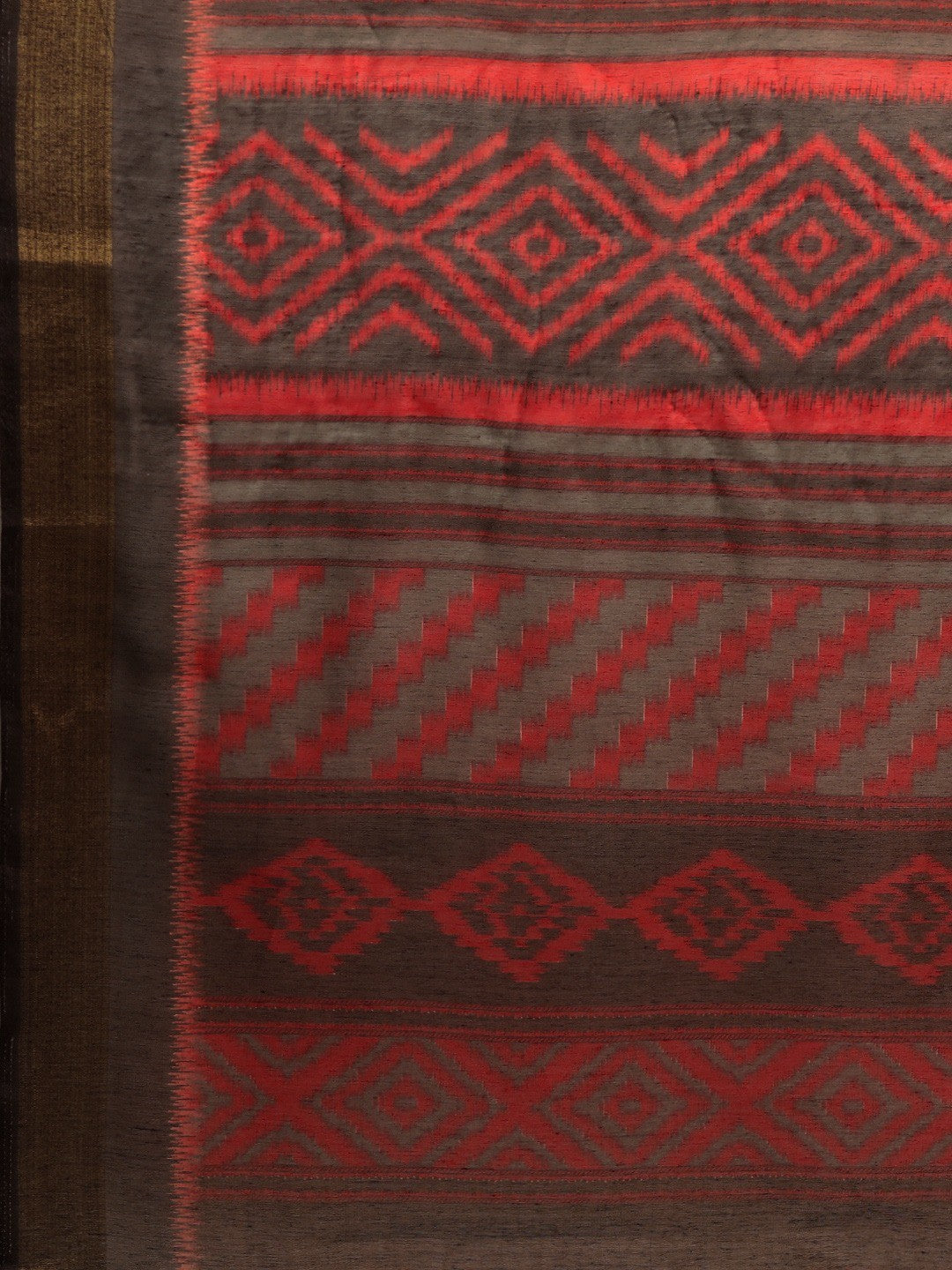 Women's Maroon Art Silk Printed Saree
