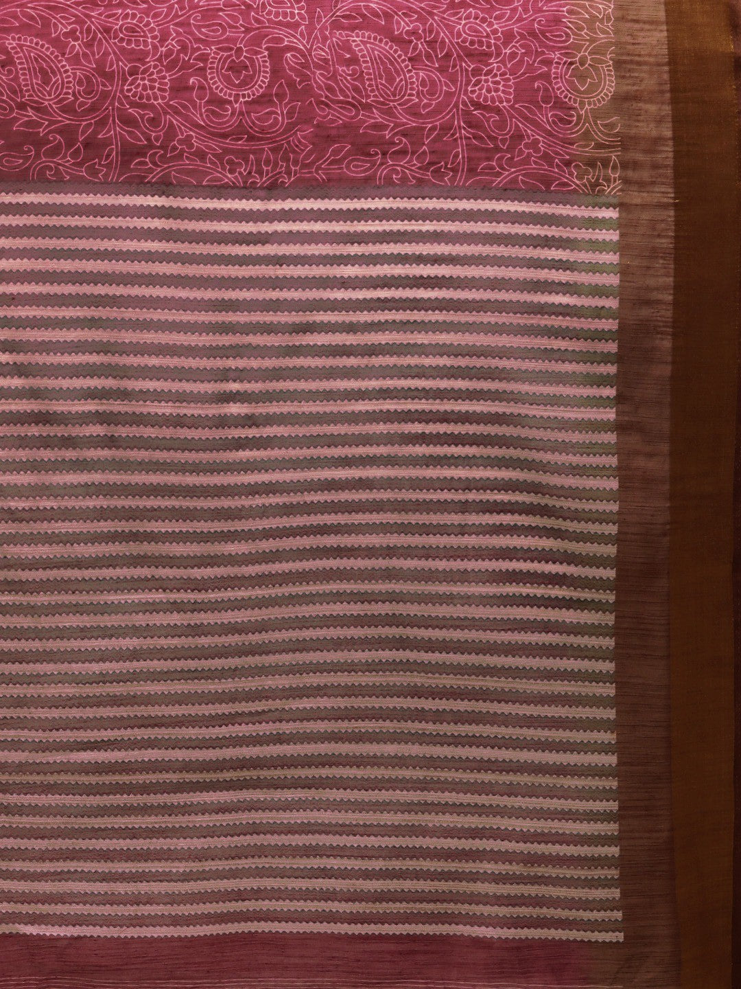 Women's Purple Art Silk Printed Saree