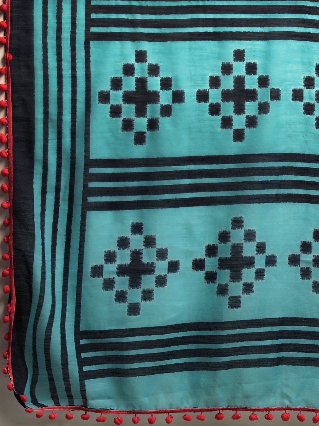 Women's Blue Art Silk Printed Saree