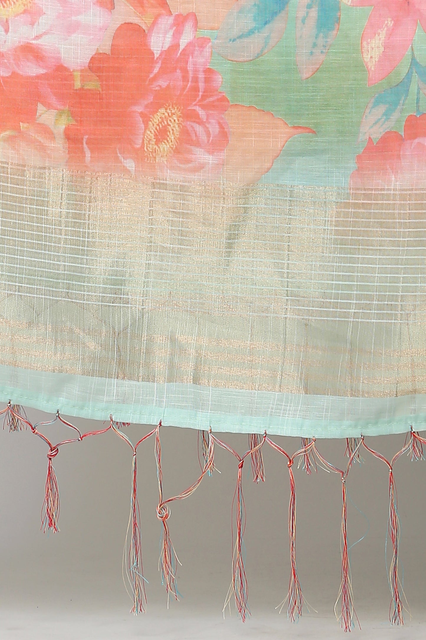 Women's Sea Green Color polyster Blend Digital Printed Dupatta