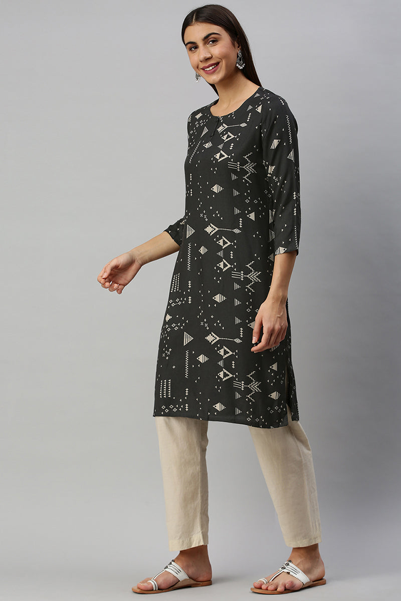 Women's Cotton Printed Kurta