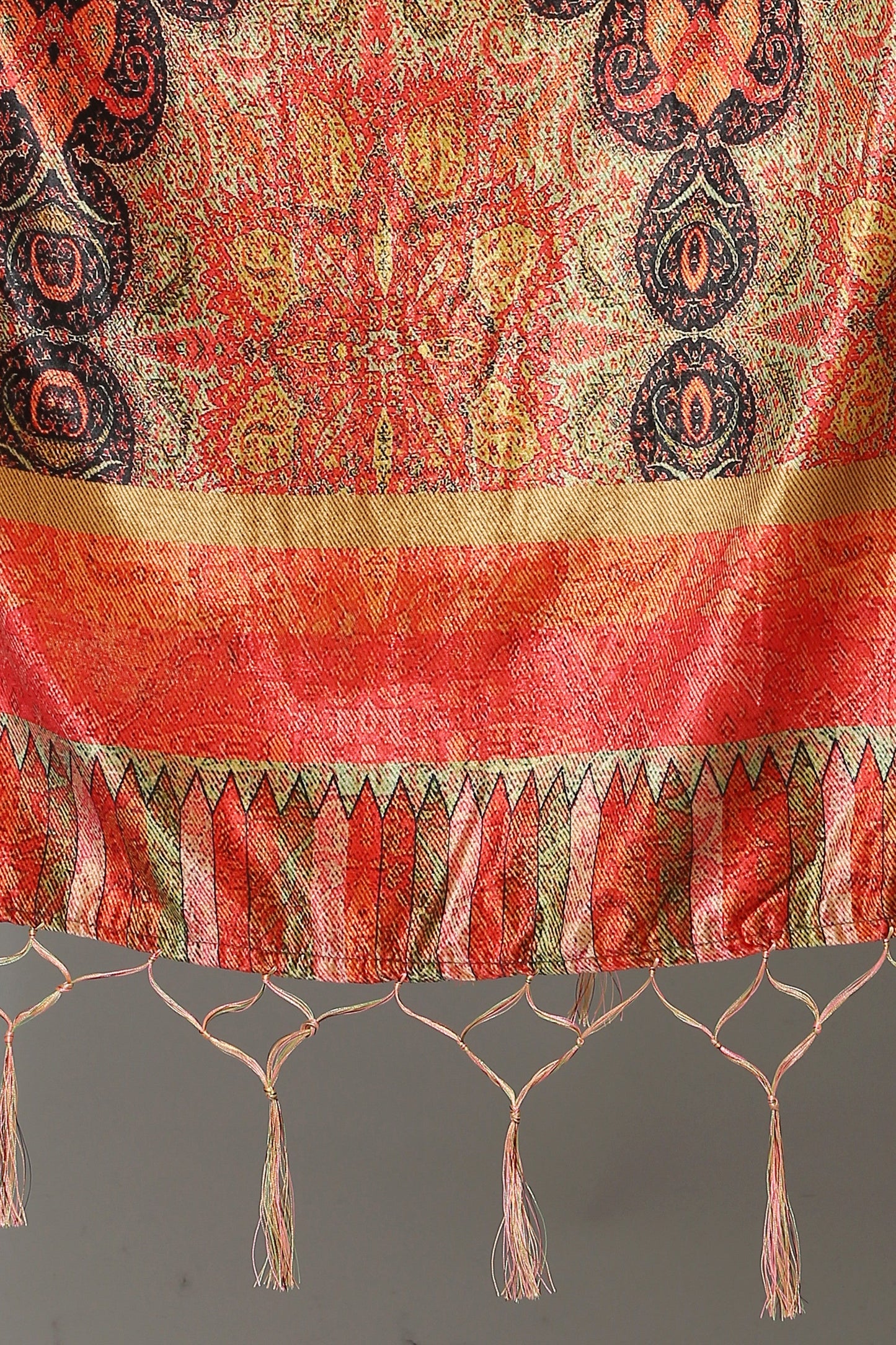 Women's Multicolored Polyster Velvet  Digital Printed Dupatta