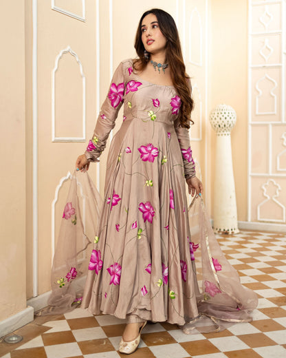 Women's Brindha Handpainted Suit Set