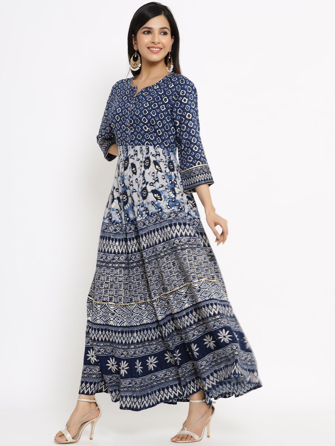Women's Printed Flared Dress