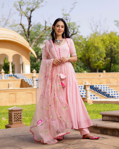 Women's Aaboli Handpainted Cotton Suit Set