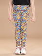 Girl's  Cotton Floral Printed Jegging - S
