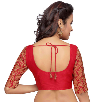 Women's Silk Saree Blouse by Shr