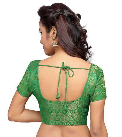 Women's Brocade Saree Blouse by Shr