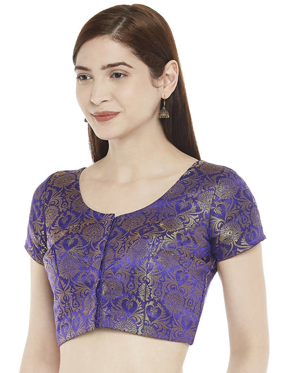 Women's Brocade Saree Blouse by Shr