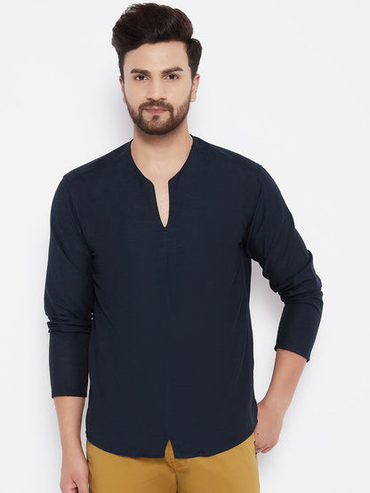Men's Solid Cotton Kurta