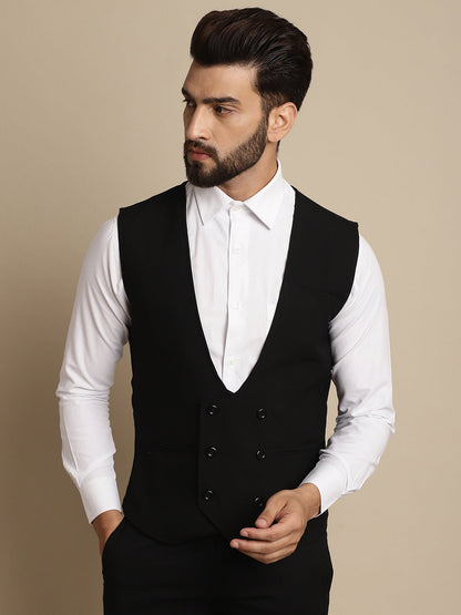 Men's Double Breast Waist Coat