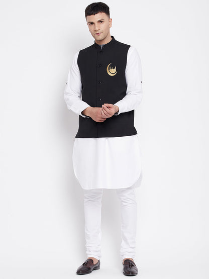 Men's Nehru Jacket With Eid Insignia
