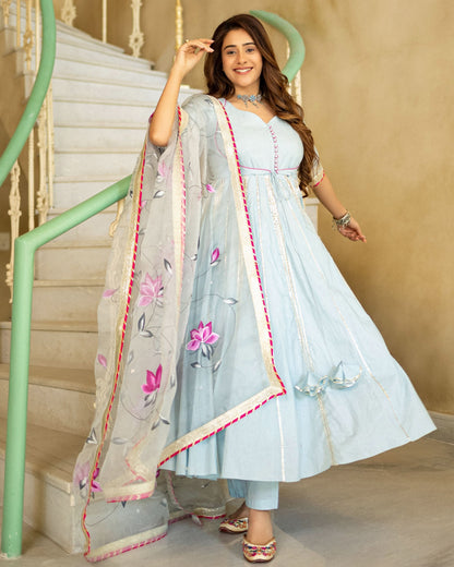 Women's Ragini Handpainted Suit Set