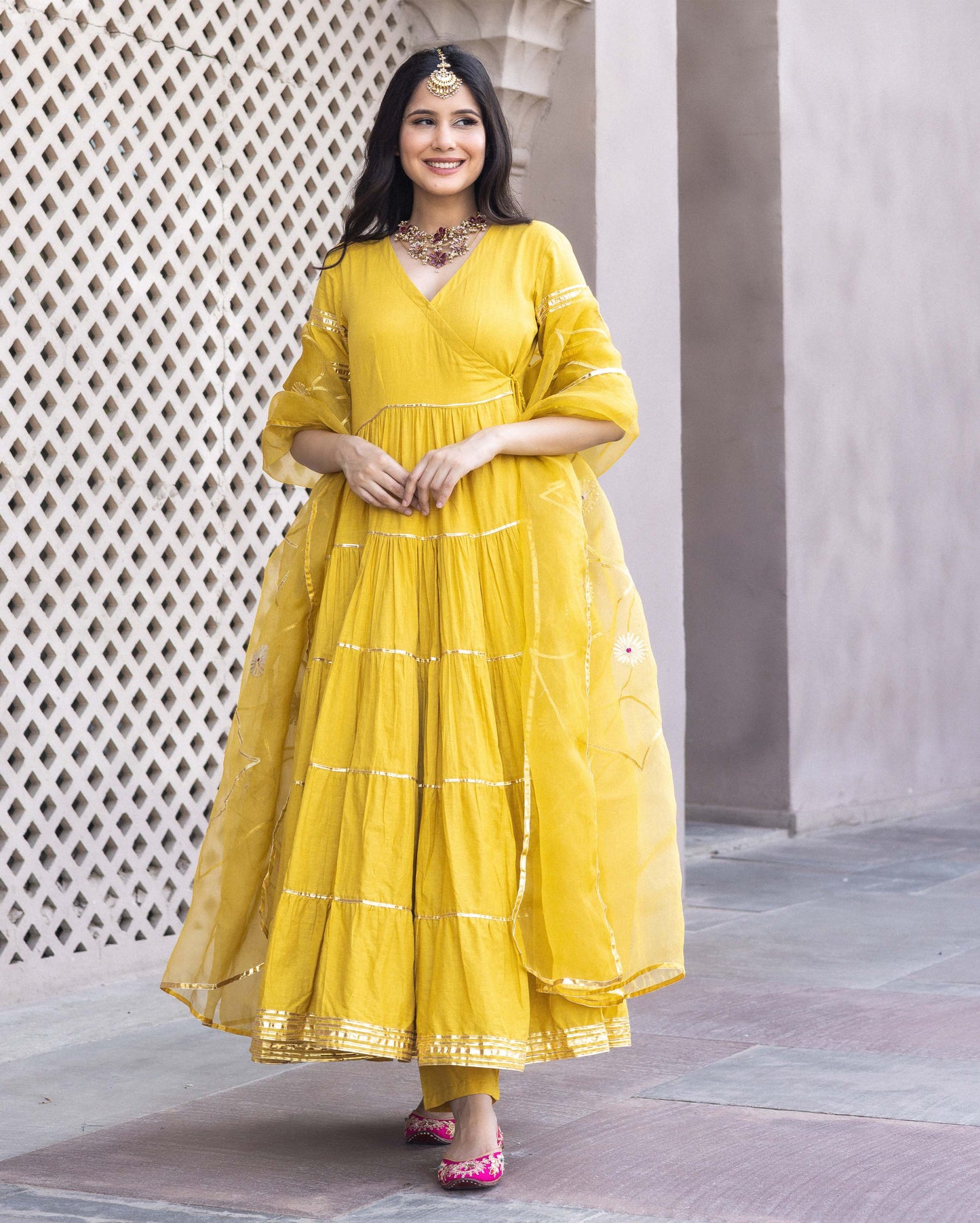 Women's Dahabi Gotapatti Cotton Suit Set