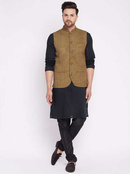 Men's Nehru Jacket with welt pocket