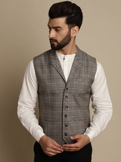 Men's Waistcoat With Notched Lapel
