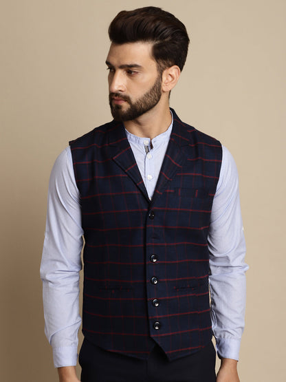 Men's Waistcoat With Notched Lapel