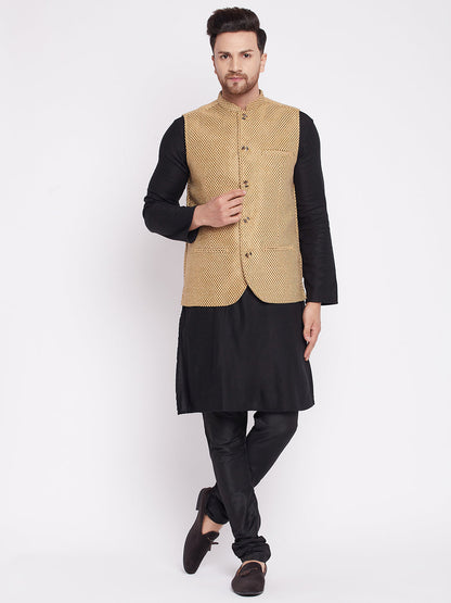 Men's Nehru Jacket with welt pocket