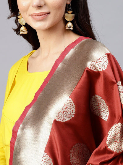 Women's  Brocade Work Dupatta
