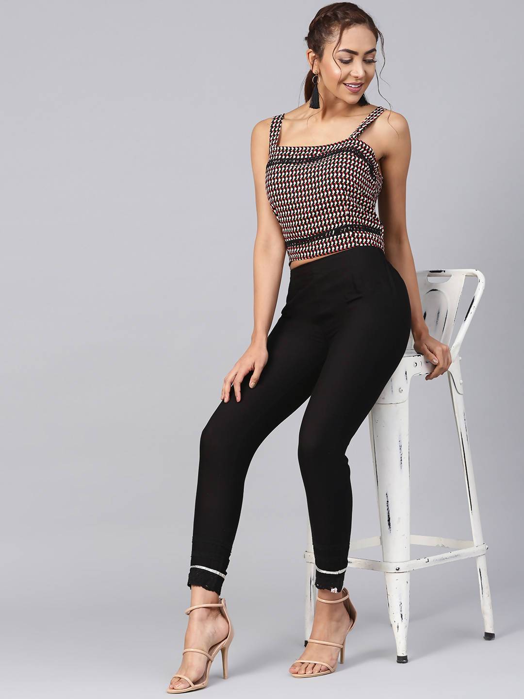 Women's Cotton Solid Straight Pants