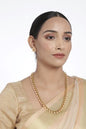 Women's 18K Gold Plated Long Necklace With Earrings For Women & Girls