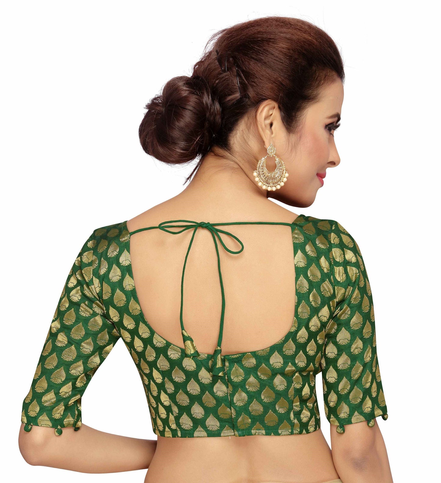 Women's Brocade Saree Blouse by Shr