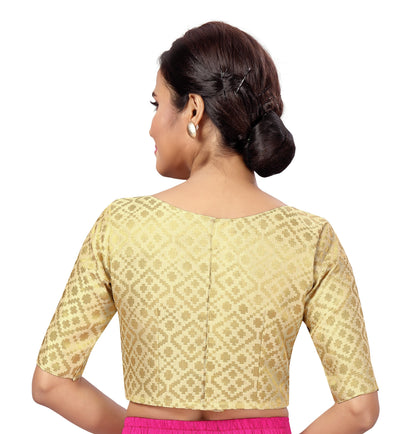 Women's Brocade Saree Blouse by Shr