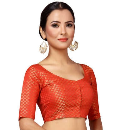 Women's Brocade Saree Blouse by Shr