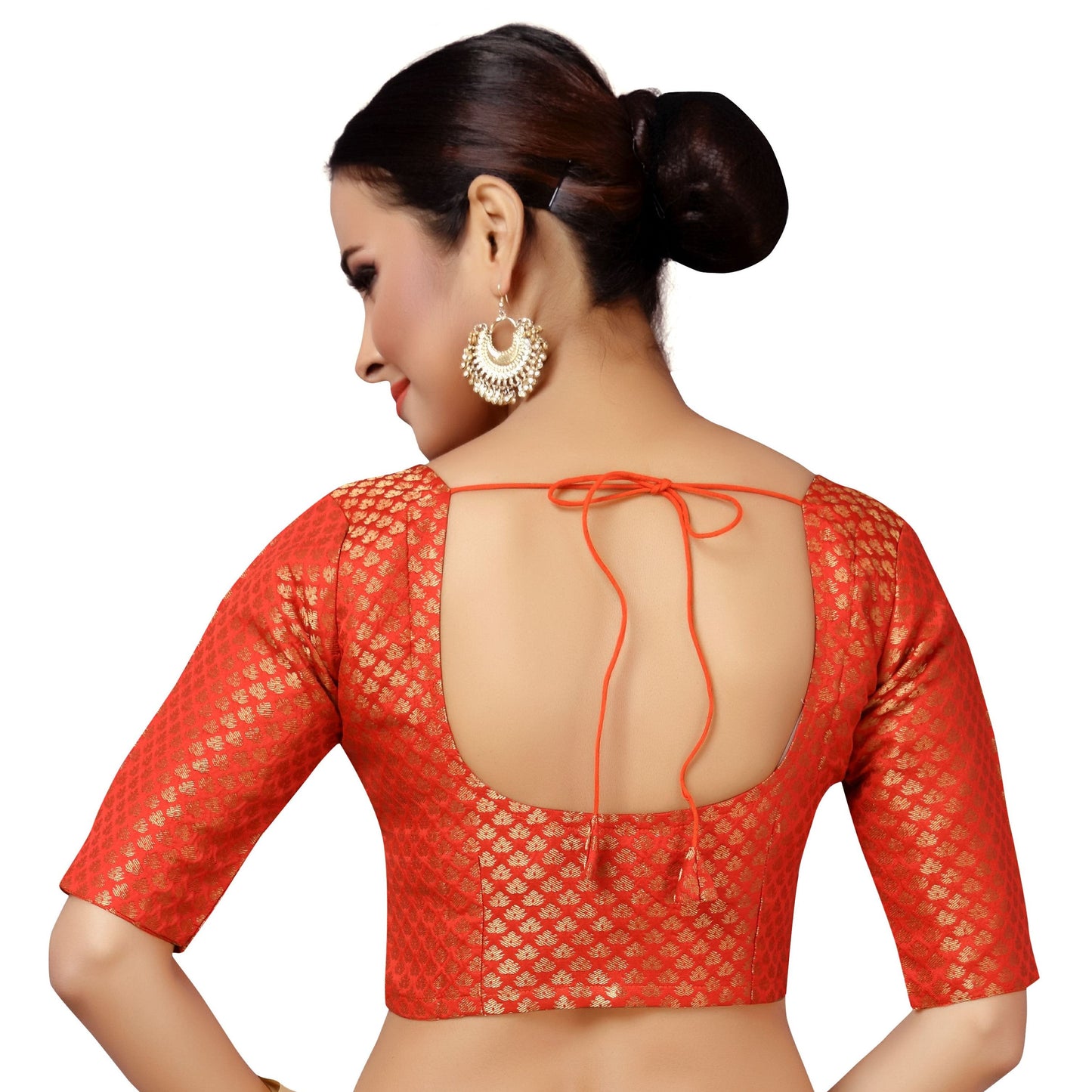 Women's Brocade Saree Blouse by Shr