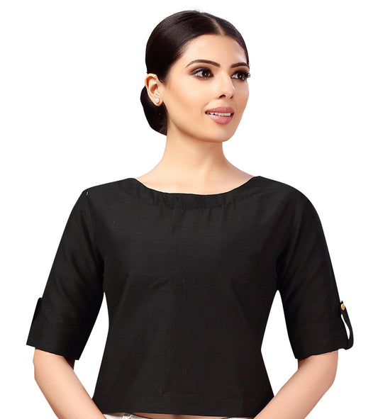 Women's Cotton Half Sleeve Saree Blouse