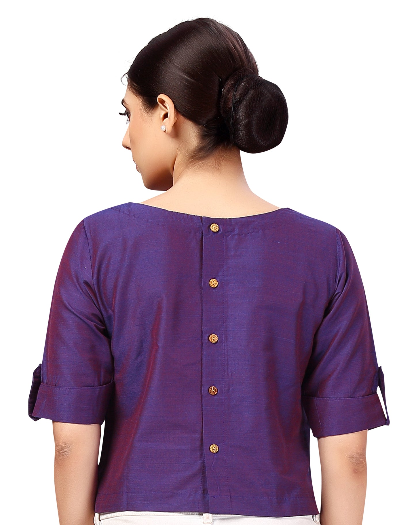Women's Cotton Half Sleeve Saree Blouse