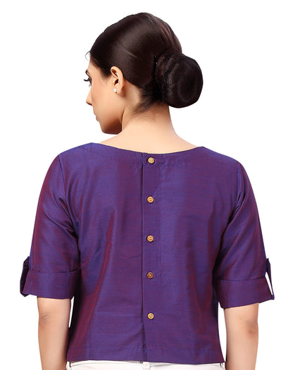 Women's Cotton Half Sleeve Saree Blouse