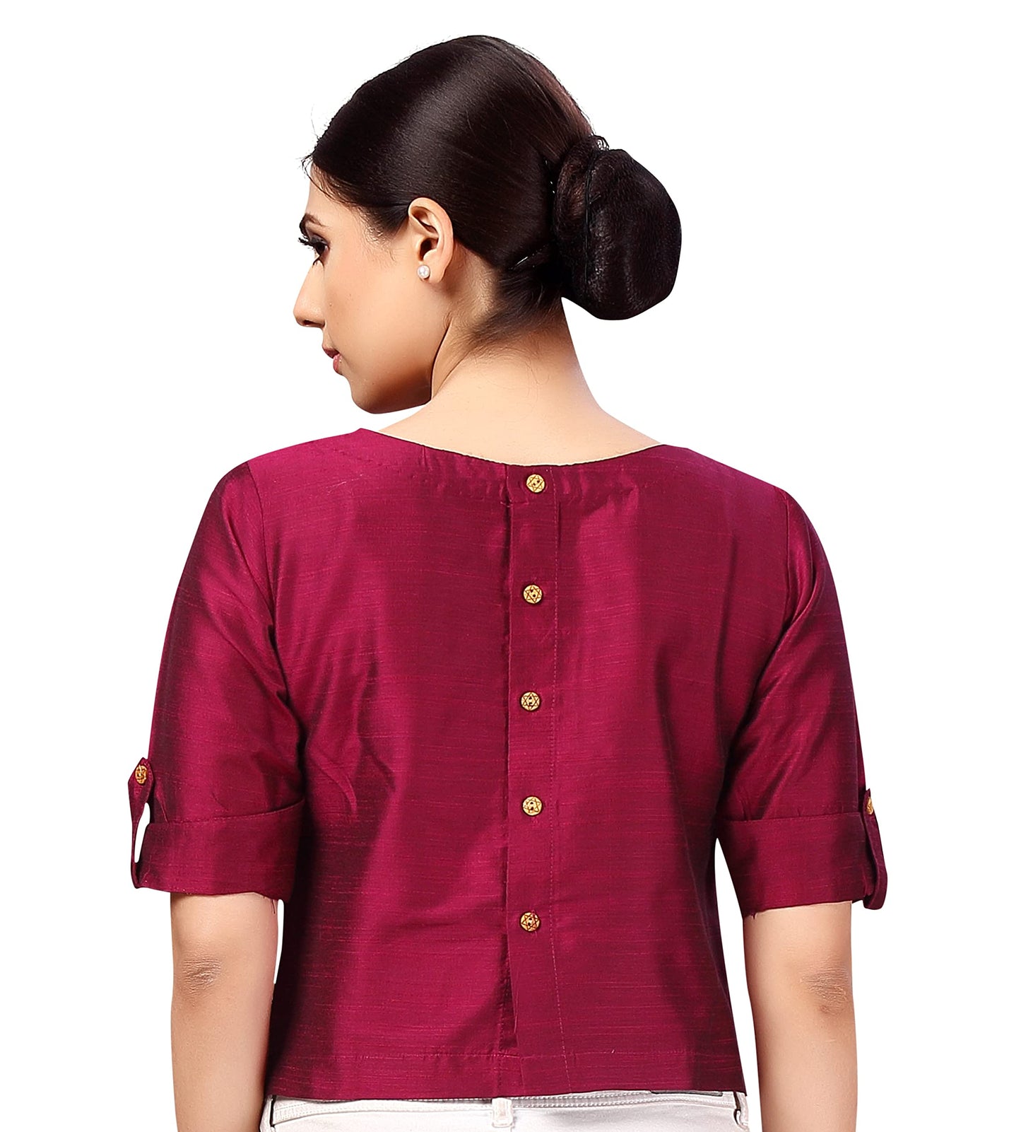 Women's Cotton Half Sleeve Saree Blouse