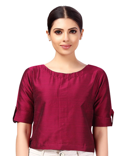 Women's Cotton Half Sleeve Saree Blouse