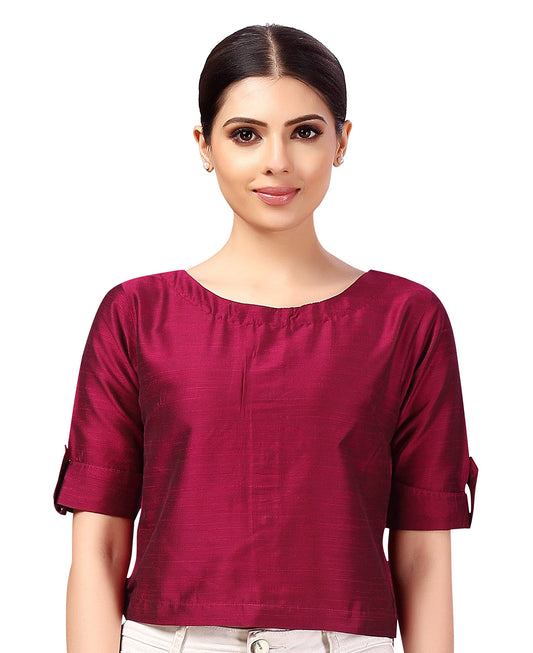 Women's Cotton Half Sleeve Saree Blouse