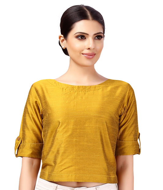 Women's Cotton Half Sleeve Saree Blouse