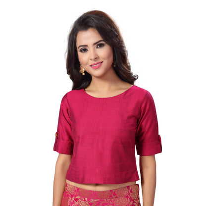 Women's Cotton Half Sleeve Saree Blouse