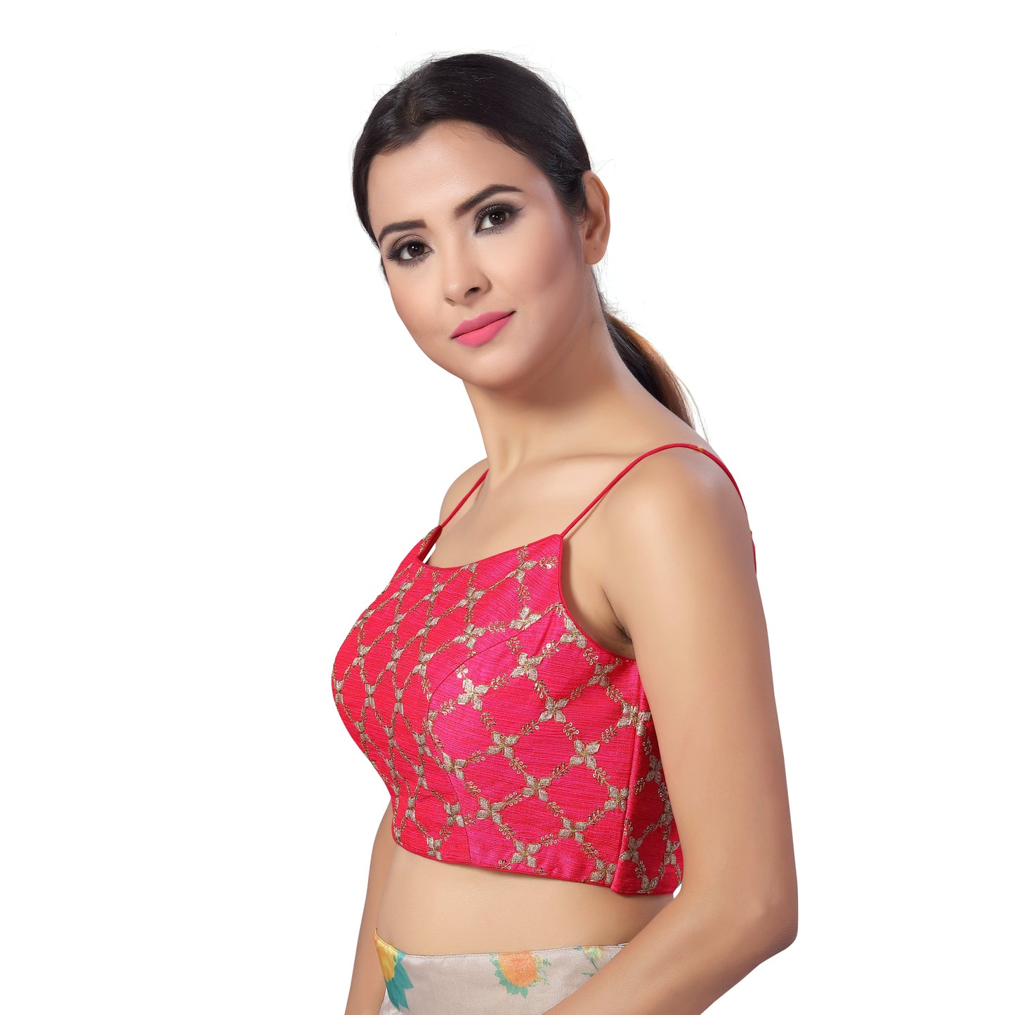 Women's Embroidered Saree Blouse