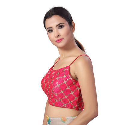 Women's Embroidered Saree Blouse