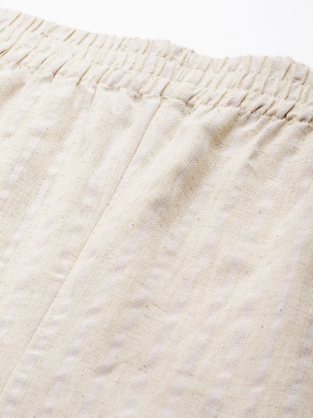 Women's Natural Cotton Flex Striped Straight Pant
