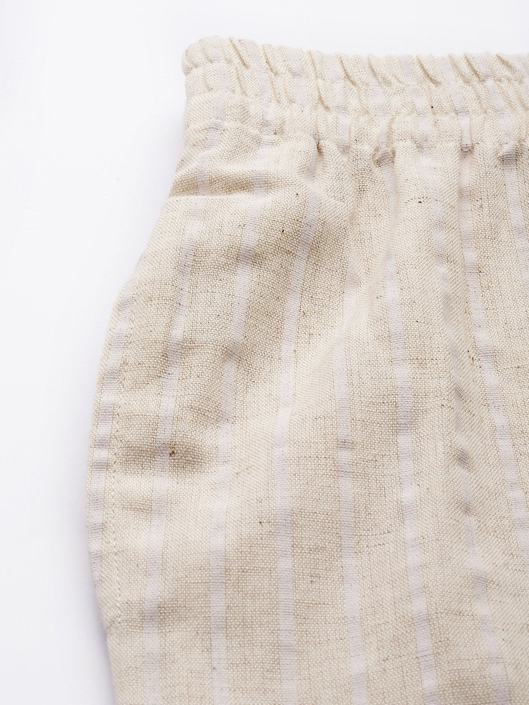Women's Natural Cotton Flex Striped Straight Pant