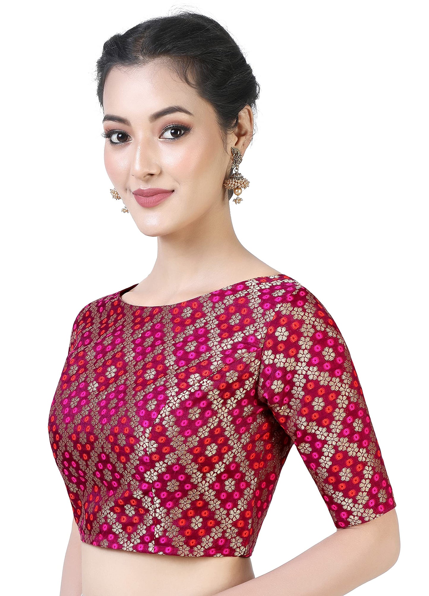 Women's Wine Purple Blouse by Shringaa
