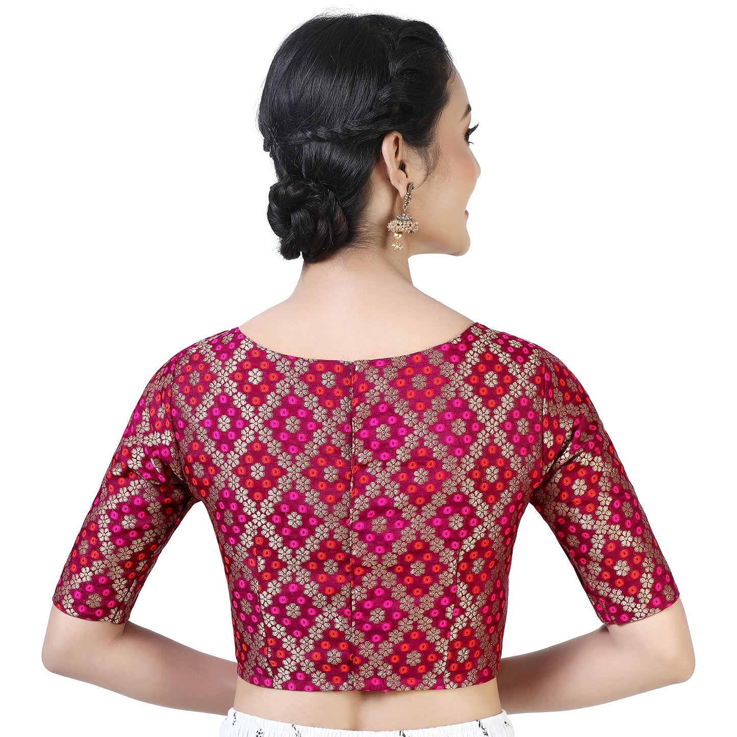 Women's Wine Purple Blouse by Shringaa