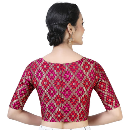 Women's Wine Purple Blouse by Shringaa
