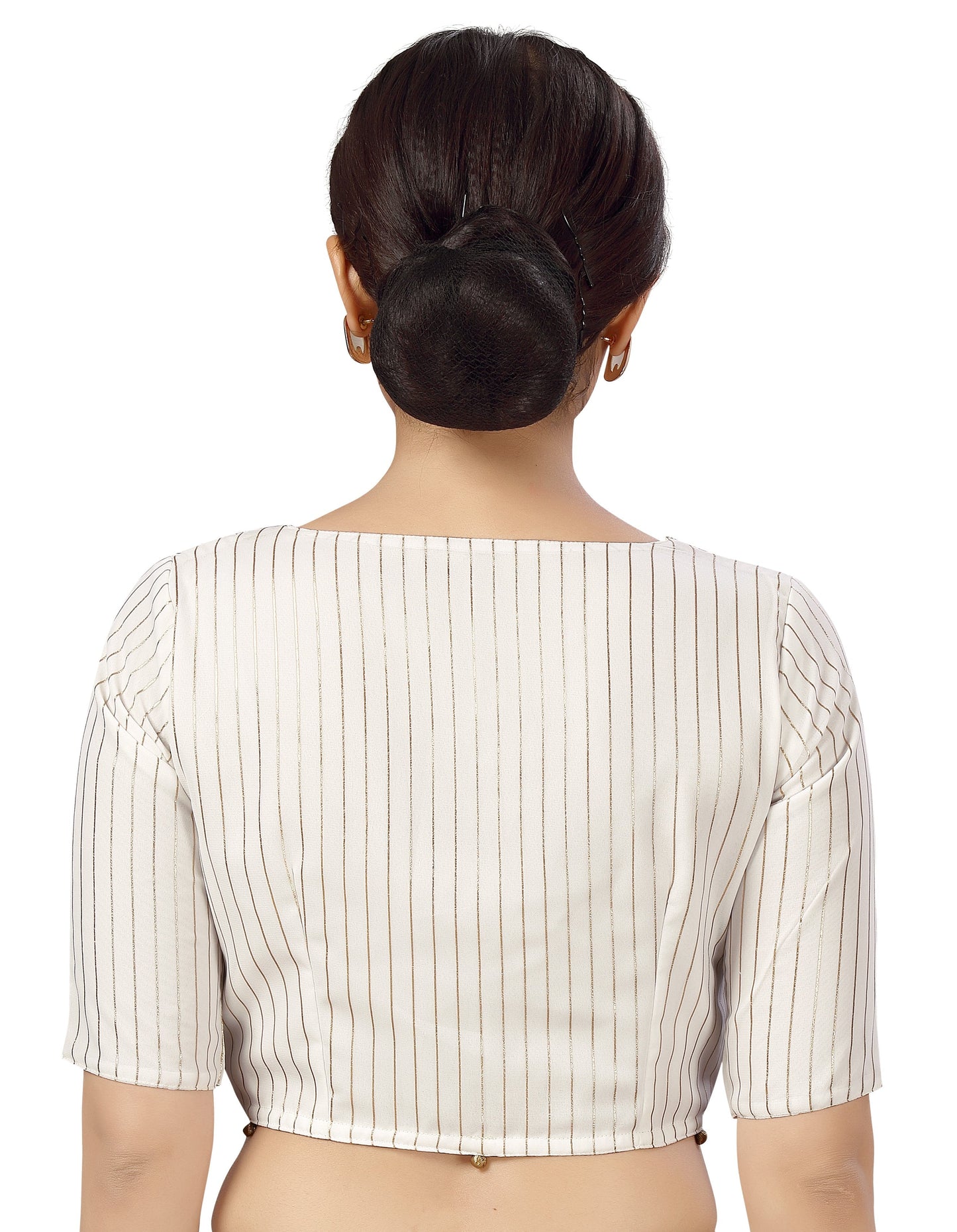 Women's Polyester Georgette Embroidered Saree Blouse.