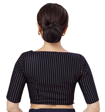 Women's Polyester Georgette Embroidered Saree Blouse.