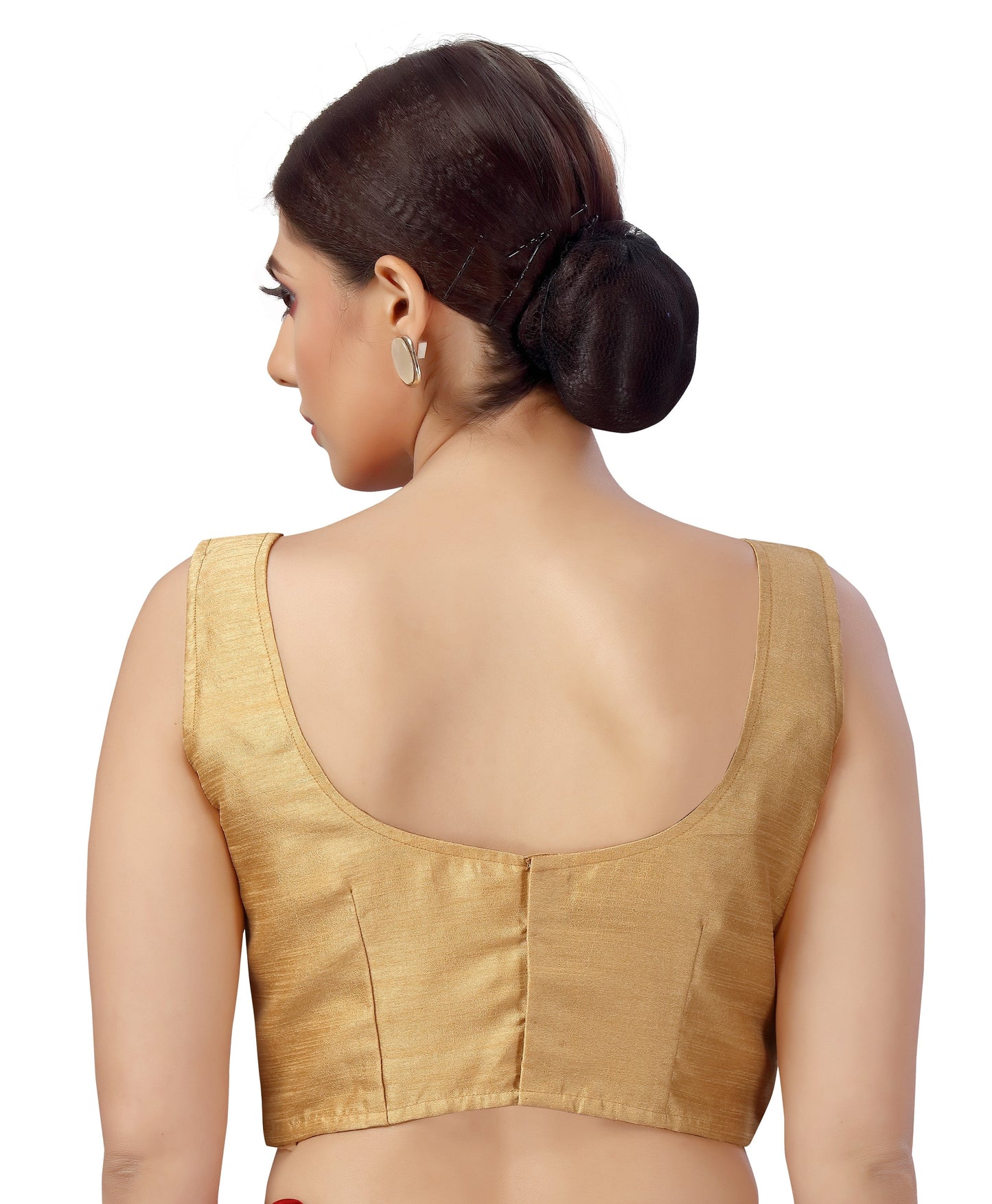 Women's Polyester Sleeveless Saree Blouse.