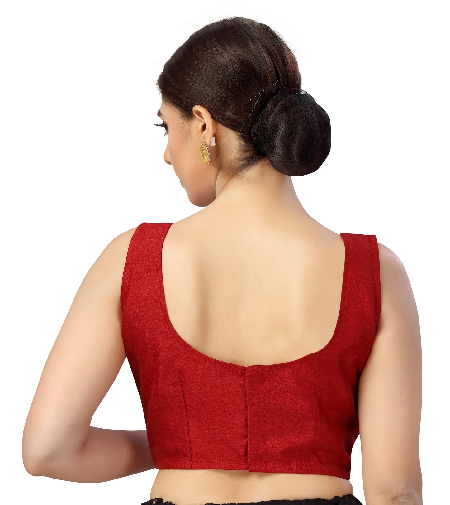 Women's Polyester Sleeveless Saree Blouse.