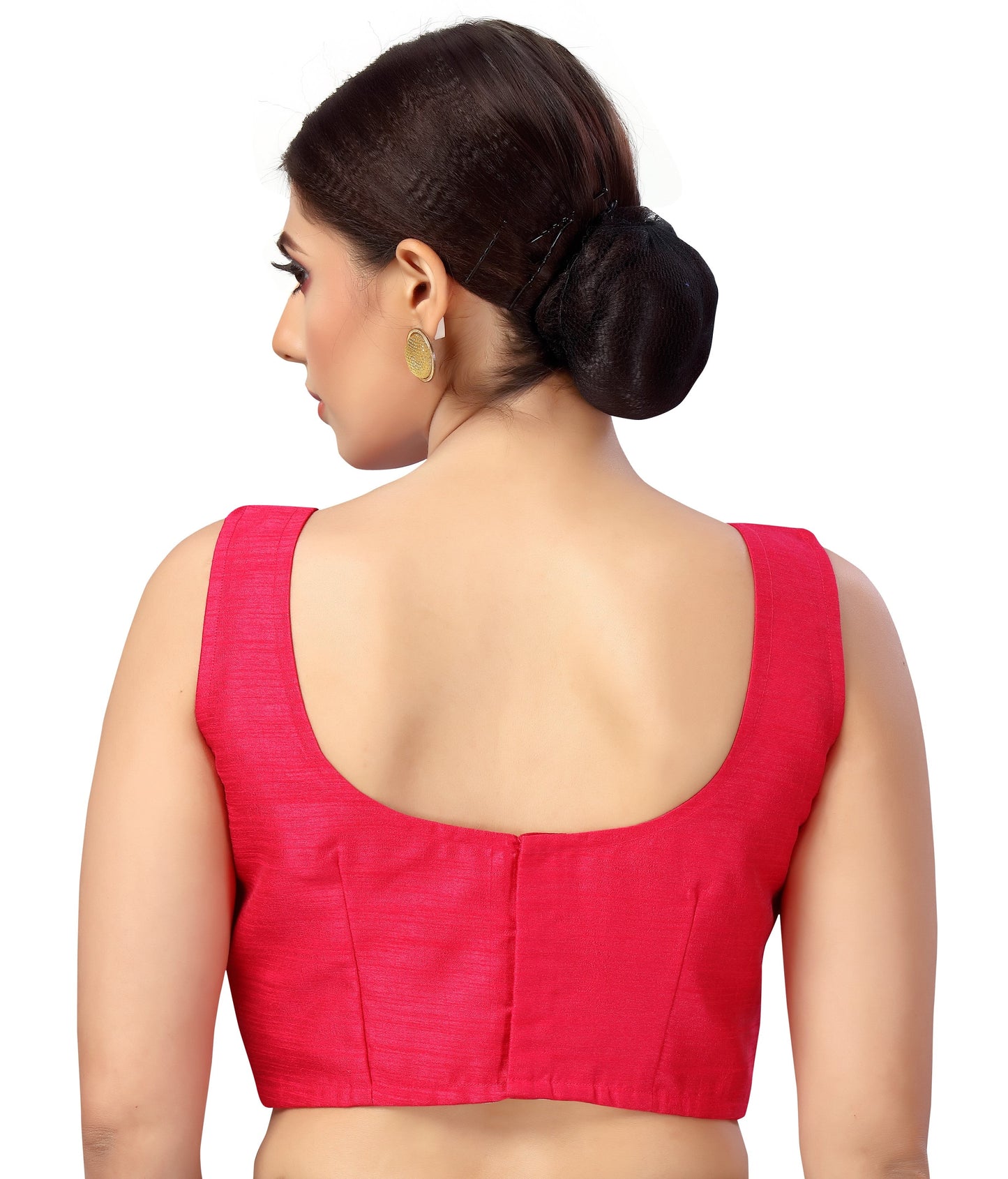 Women's Polyester Sleeveless Saree Blouse.